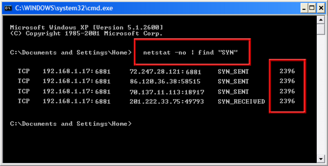Windows XP SP2 and Event ID 4226